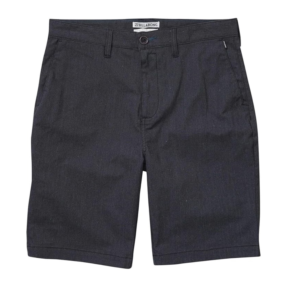 Billabong Carter Stretch Shorts, Black Heather, Size 32